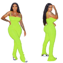 Load image into Gallery viewer, Bodycon Ruched Pleated Jumpsuit
