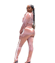 Load image into Gallery viewer, Reflective strip 2-piece Track Suit set
