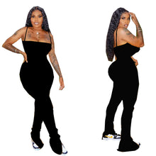 Load image into Gallery viewer, Bodycon Ruched Pleated Jumpsuit
