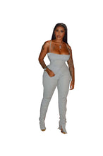 Load image into Gallery viewer, Bodycon Ruched Pleated Jumpsuit
