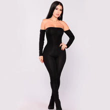 Load image into Gallery viewer, Off Shoulder Slash Sexy Jumpsuit
