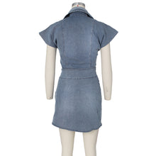 Load image into Gallery viewer, Collar Denim Dress
