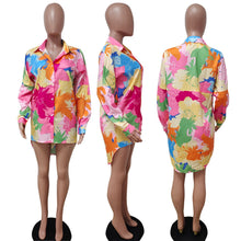 Load image into Gallery viewer, Colorful Print Shirt Casual
