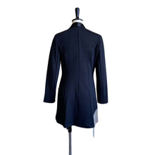 Load image into Gallery viewer, Black Long Sleeve V-neck Button Blazer Mini Dress
